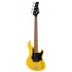 Cort GB-Short-Scale-YC Бас-гитара уменьшенная, цвет желтый Yellow Crush