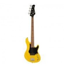 Cort GB-Short-Scale-YC Бас-гитара уменьшенная, цвет желтый Yellow Crush