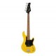 Cort GB-Short-Scale-YC Бас-гитара уменьшенная, цвет желтый Yellow Crush
