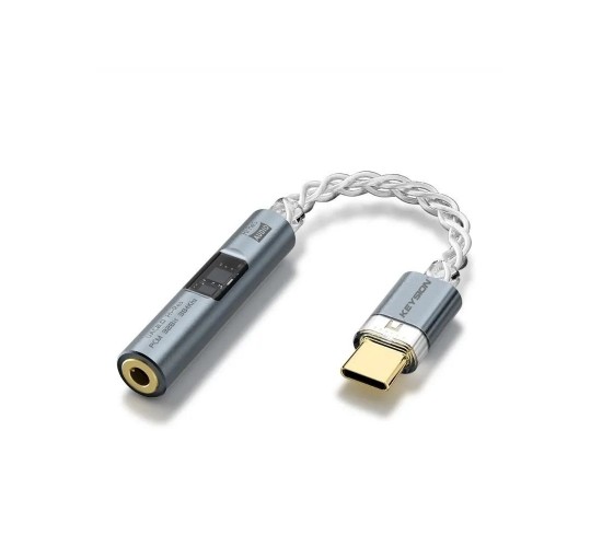 Keysion Аудиокабель USB Type-C/3.5 мм, бежевый