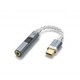 Keysion Аудиокабель USB Type-C/3.5 мм, бежевый