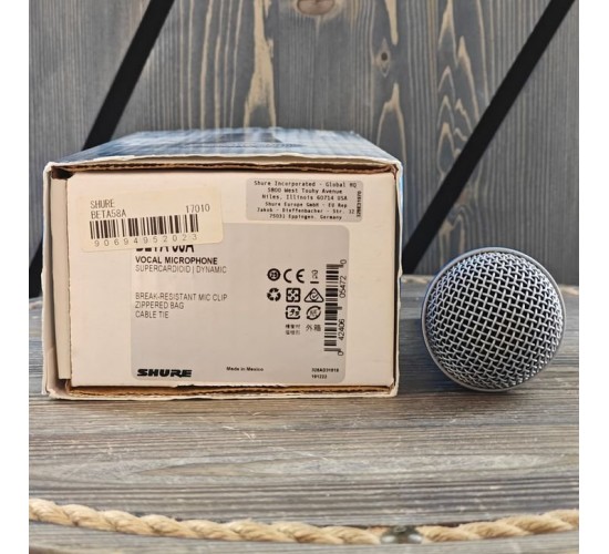 Shure BETA 58A динамический вокальный микрофон, Мексика USED