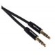 GoPower 00-00027478 Кабель AUX 3.5мм (m)- 3.5мм (m), 1.0м, TPE черный, в пакете