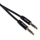 GoPower 00-00027479 Кабель AUX 3.5мм (m)- 3.5мм (m), 1.5м, TPE черный, в пакете