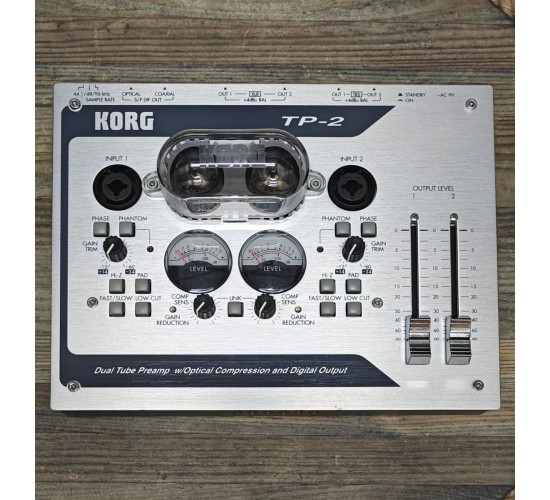 Korg TP2 ламповый двухканальный предусилитель, Япония USED