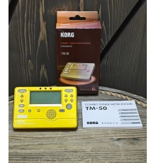 Korg TM-50-GD хроматический тюнер, цвет золотой USED