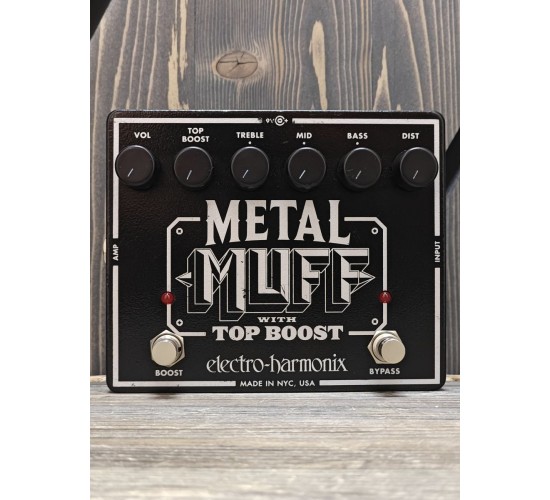 Electro-Harmonix Metal Muff Distortion with Top Boost гитарный эффект дисторшн USED