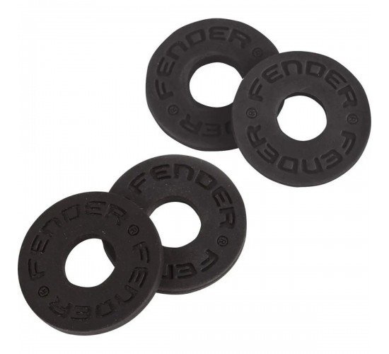 Fender strap blocks Black резиновые замки для ремня (стрэплоки) 4 шт., черные