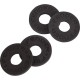 Fender strap blocks Black резиновые замки для ремня (стрэплоки) 4 шт., черные
