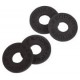 Fender strap blocks Black резиновые замки для ремня (стрэплоки) 4 шт., черные