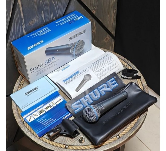 Shure BETA 58A динамический вокальный микрофон, Мексика USED