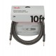 Fender 10' Professional Inst Gray Tweed инструментальный кабель, 3м