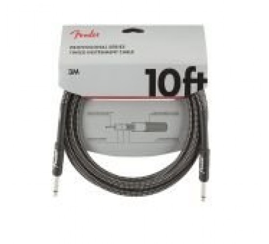Fender 10' Professional Inst Gray Tweed инструментальный кабель, 3м