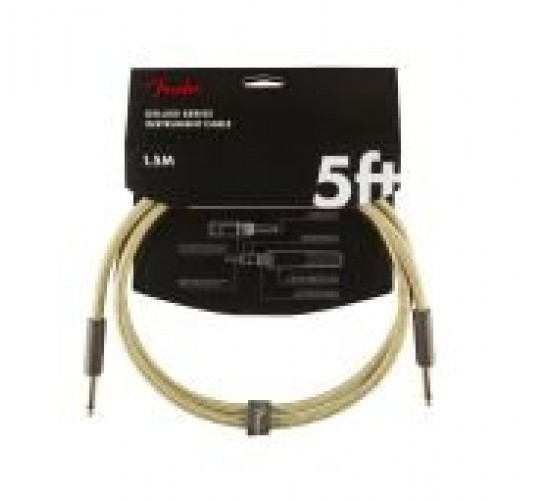 Fender Deluxe 5' Inst CABLE Tweed инструментальный кабель, твид, длина 1,5м