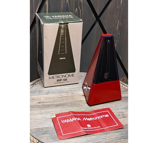 Yamaha MP-50 Deep Red механический метроном, Япония USED