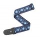 Planet Waves T20W1418 гитарный ремень Monterey Blue, 50мм, ткань, кожаные наконечники