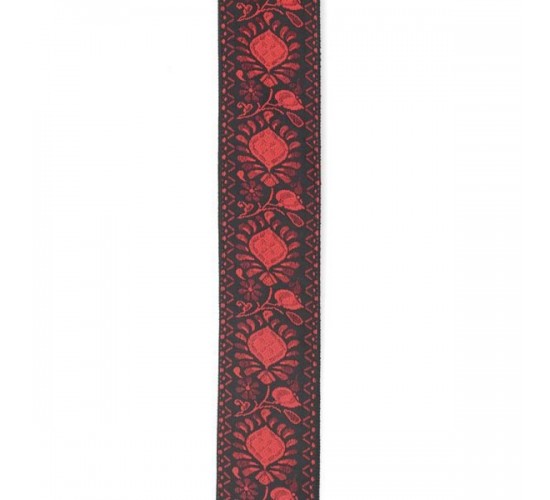 Planet Waves T20W1417 Тканный ремень для гитары, рисунок Monterey 2, темно-красный