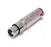 Nordfolk NCA5125 переходник XLR female  6.3 мм stereo Jack (TRS) female, металл