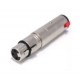 Nordfolk NCA5125 переходник XLR female  6.3 мм stereo Jack (TRS) female, металл