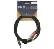 Nordfolk NYC PRO R/1.5M аудиокабель Minijack stereo - 2 x RCA, REAN, 1.5 м