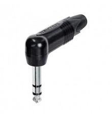 Neutrik NP3RX-BAG кабельный разъем Jack 6,3мм TRS (стерео) штекер угловой, черненый корпус