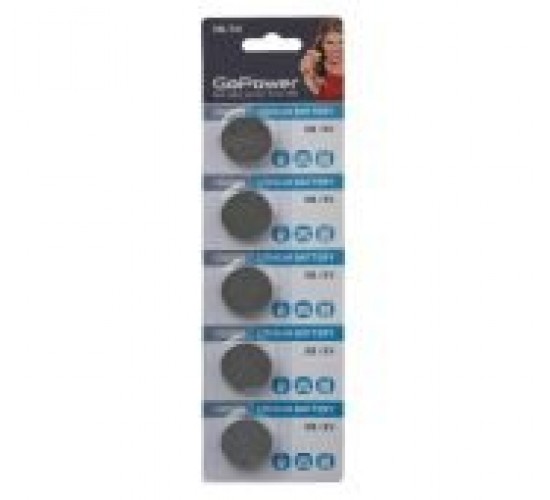 GoPower 00-00015604 Элемент питания CR2025 литиевый, 3В, 1 шт.
