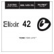 Elixir 13142 POLYWEB Отдельная струна для электрогитары, бронза 80/20, .042
