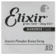 Elixir 14132 NANOWEB отдельная струна для акустической гитары, фосфорная бронза, .032