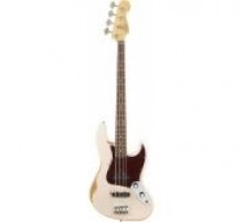 Fender Flea Jazz Bass Roadworn RW Shell Pink бас гитара, именная модель Фли