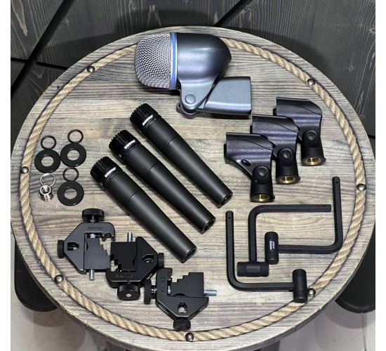 Shure DMK57-52 универсальный комплект микрофонов для подзвучивания барабанов, Мексика (USED)
