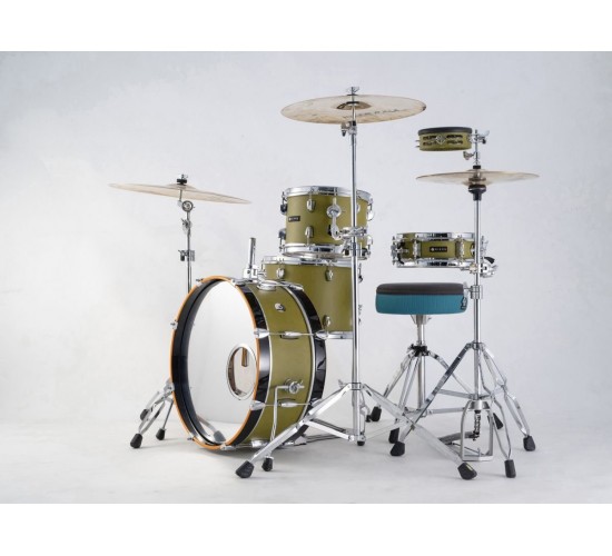 Dixon PODL520PK1OG Little Roomer Барабанная установка, оливковая (3 коробки)