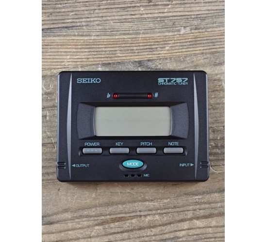 Seiko ST757 Chromatic Music Tuner хроматический гитарный тюнер USED