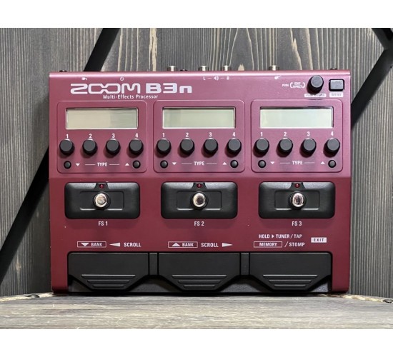 Zoom B3n басовый процессор мульти-эффектов USED