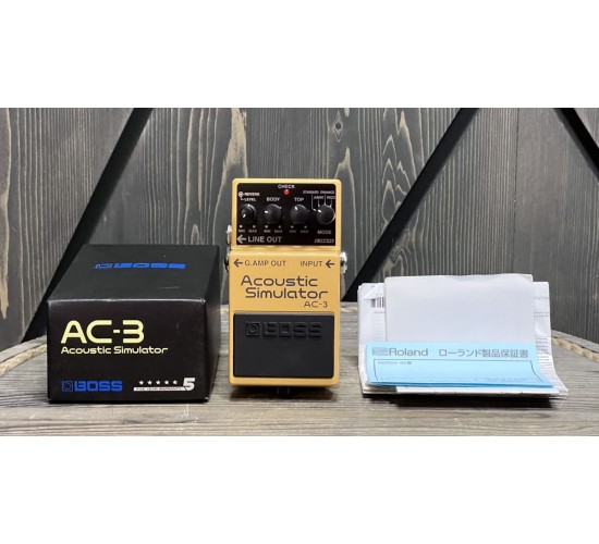 Boss AC-3 Acoustic Simulator педаль - эмулятор акустической гитары USED