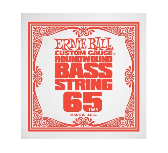 Ernie Ball 1665 cтруна для бас-гитар никель .065