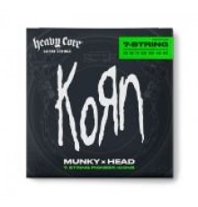 Dunlop KRHCN1065-7 Korn струны для 7-струнной электрогитары, никель, Heavy Core, 10-65