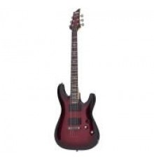Schecter Demon-6 CRB электрогитара, цвет Crimson Red Burst