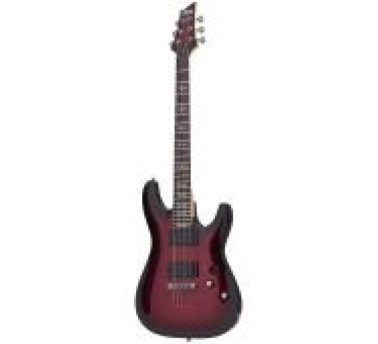 Schecter Demon-6 CRB электрогитара, цвет Crimson Red Burst