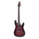 Schecter Demon-6 CRB электрогитара, цвет Crimson Red Burst