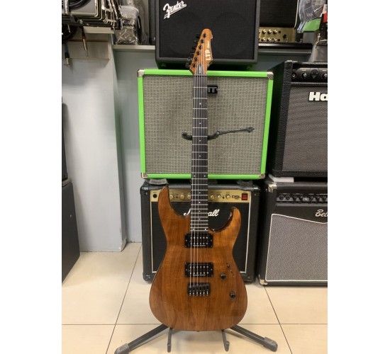 ESP LTD Deluxe M-1000HT Koa Natural Gloss электрогитара, Корея USED