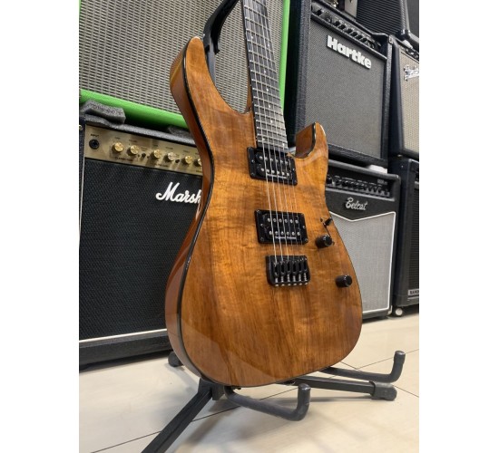 ESP LTD Deluxe M-1000HT Koa Natural Gloss электрогитара, Корея USED