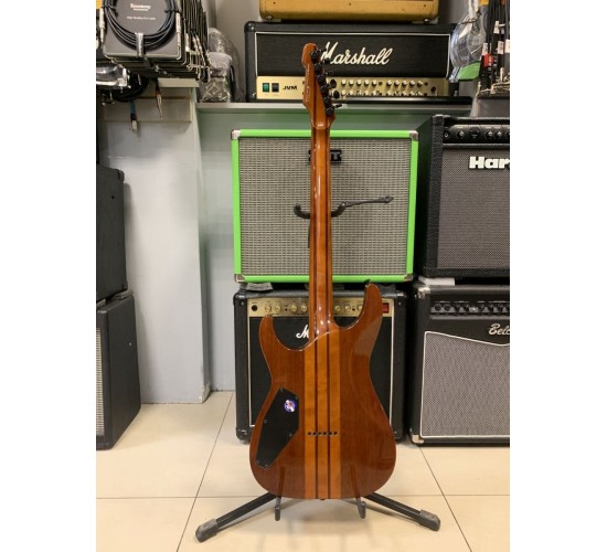 ESP LTD Deluxe M-1000HT Koa Natural Gloss электрогитара, Корея USED