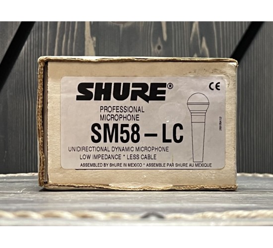 Shure SM58-LC Динамический вокальный микрофон, Мексика (Б/У)