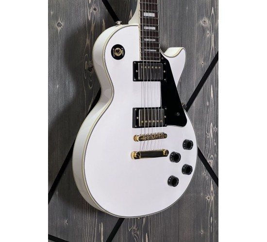 Epiphone Les Paul Custom электрогитара, цвет белый, Корея 2005 USED