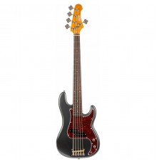 JET JPB-305 CRC 5-ти струнная бас-гитара, Precision Bass, цвет Charcoal (угольно-серый)