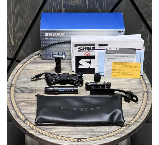 Shure Beta 98A/C миниатюрный конденсаторный микрофон для музыкальных инструментов Мексика USED