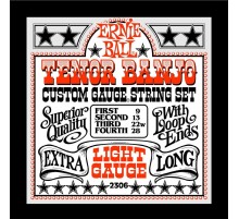 Ernie Ball 2306 струны для 4 стр. тенор банджо Stainless Steel Light (9-13-22w-28)