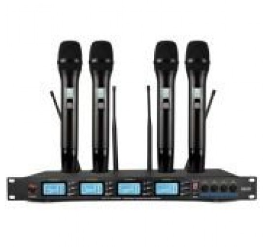LAudio LS-214-M Беспроводная микрофонная система, 4 ручных передатчика