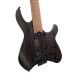 Cort Space-G6MS-SGTK Электрогитара безголовая, цвет Trans Black, с чехлом