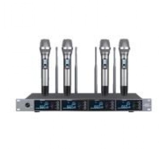 LAudio LS-215-M Беспроводная микрофонная система, 4 ручных передатчика